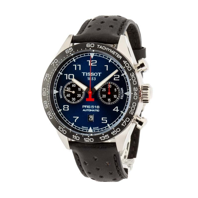 Tissot PRS 516 Automated Chronograph with Blue Dial